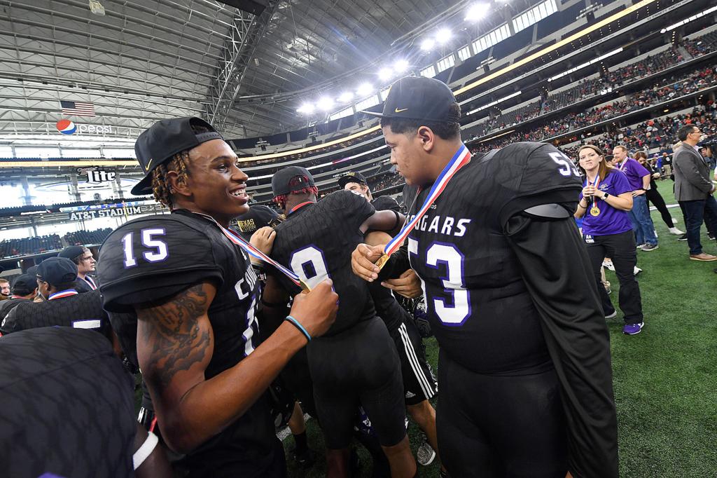 College Station Holds Off Aledo To Win First State Football Title