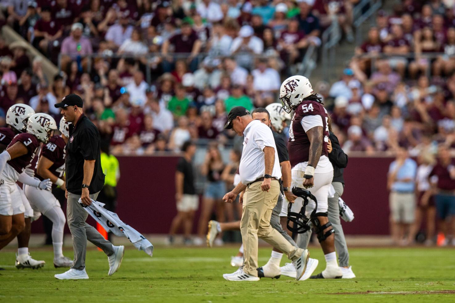 TAMU center Mark Nabou out for season with leg injury