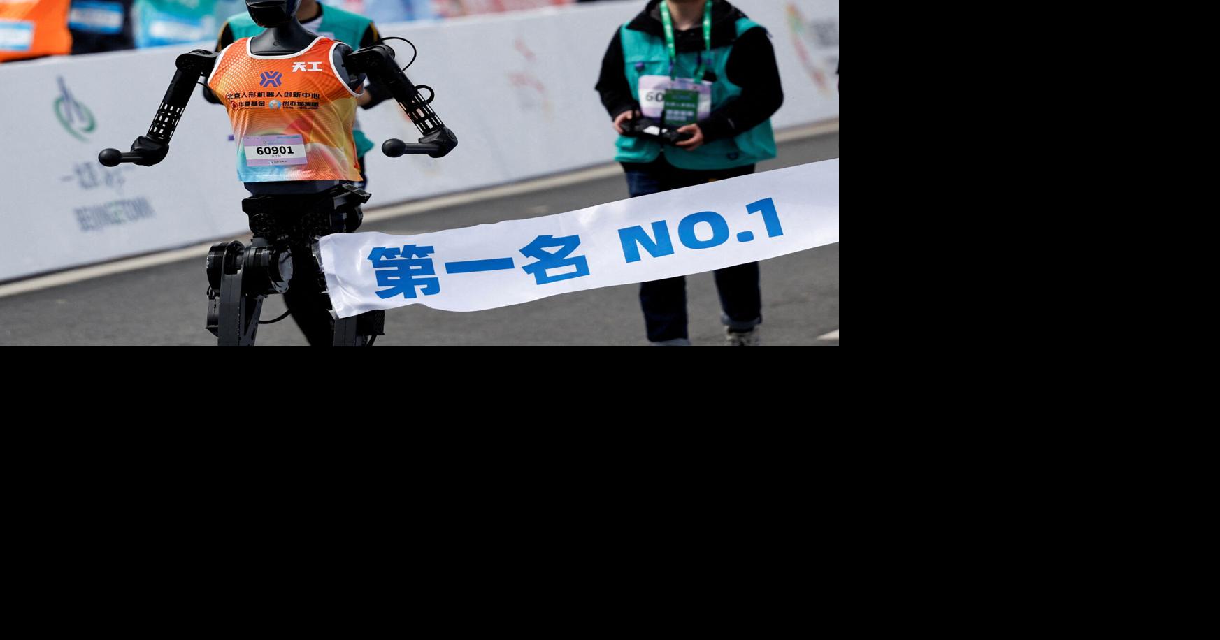 FILE PHOTO: E-Town Half Marathon & Humanoid Robot Half Marathon in Beijing