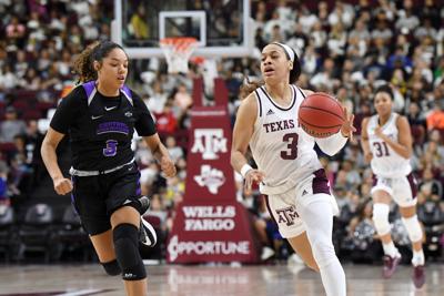 No 12 Texas A M Women S Basketball Team A Bit Sloppy In Win Over