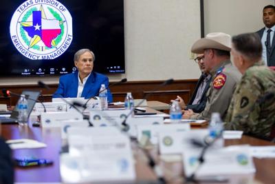 Governor Abbott Holds Severe Weather Briefing Ahead Of Tropical Weather Threat