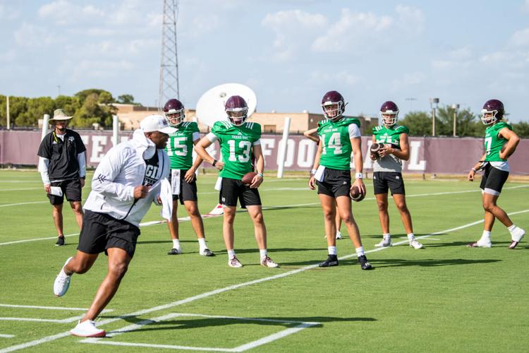 Texas A&M Practice First Day LEDE PHOTO