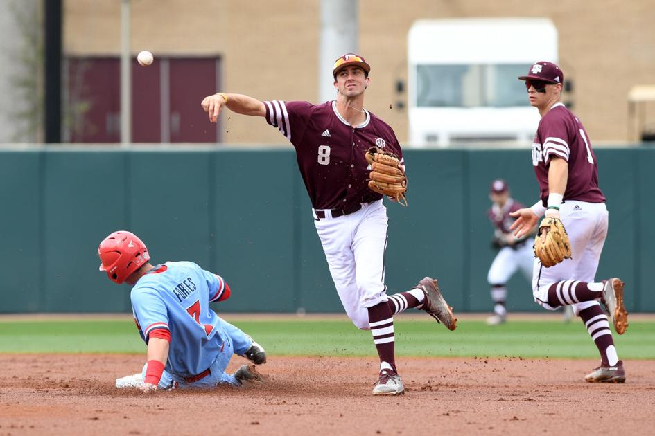 Aggie baseball team drops series to Ole Miss with 76 loss in finale Aggie Sports