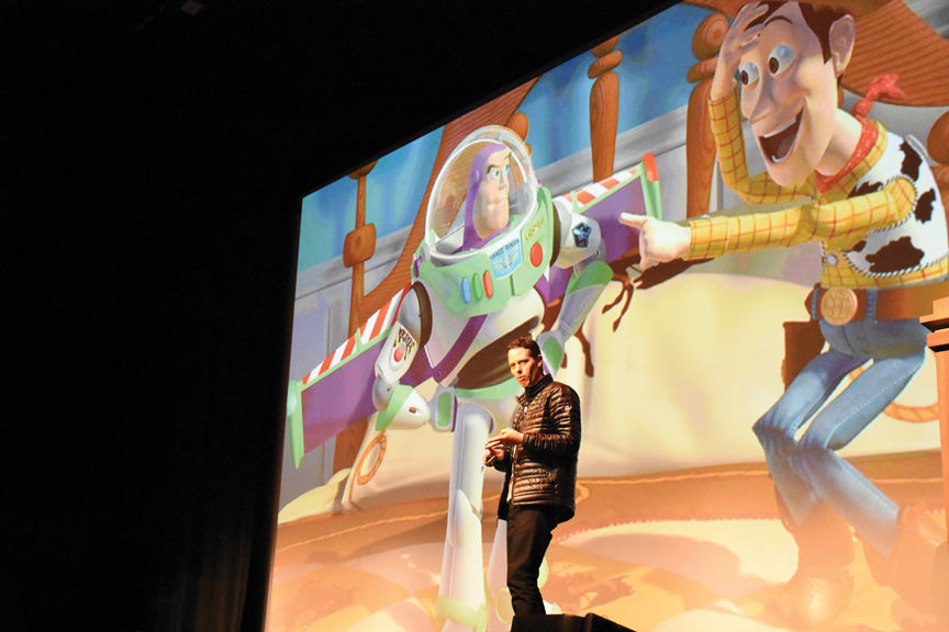 Original PIXAR animator speaks on power of storytelling at MSC Bethancourt symposium
