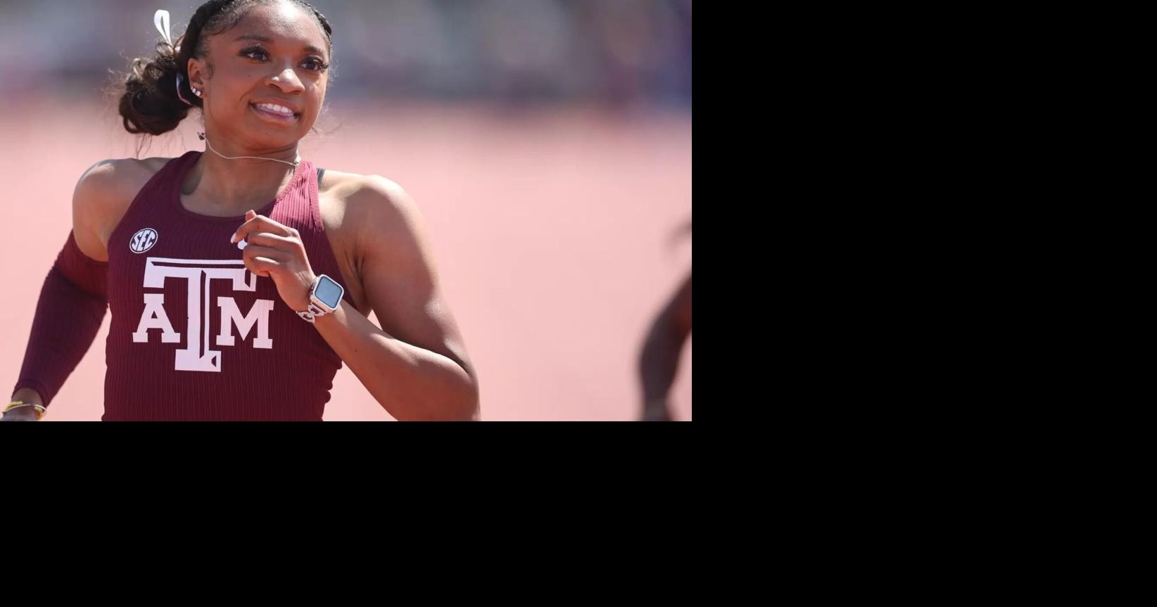 A&M's Dickson breaks her 200 record; Aggie women qualify 17 for nationals