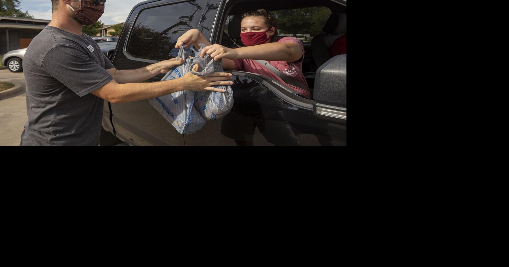 Gallery Christmas in July drivethru for Brazos Church Pantry