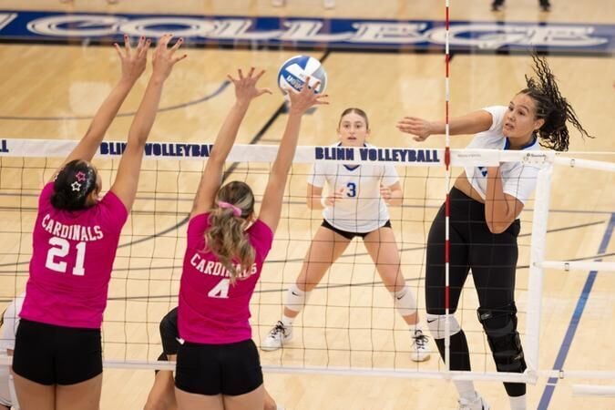 No. 12 Buccaneers fall to No. 15 Trinity Valley in four sets
