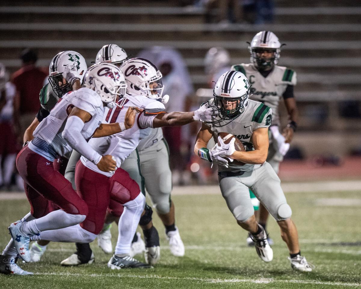 Rudder running back Bruce Hendrick helps power Rangers past