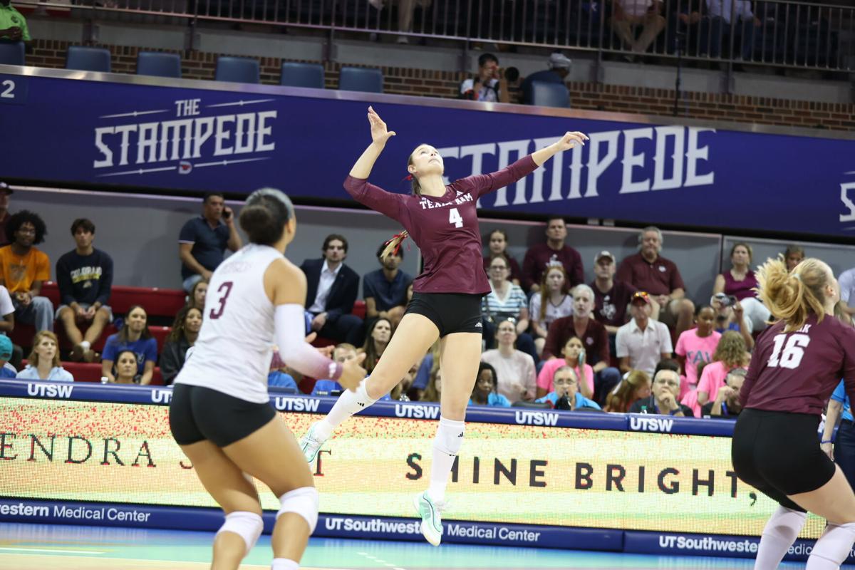Emily Rothman Volleyball Texas A&M volleyball swept at SMU