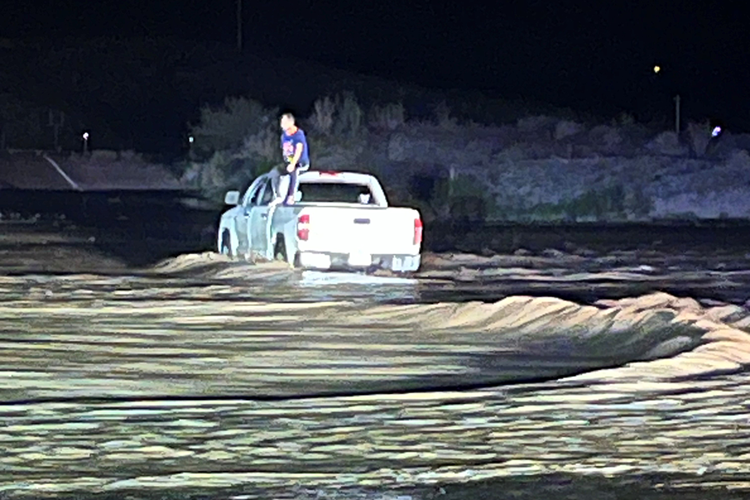 TxDOT crews save man from raging floodwaters