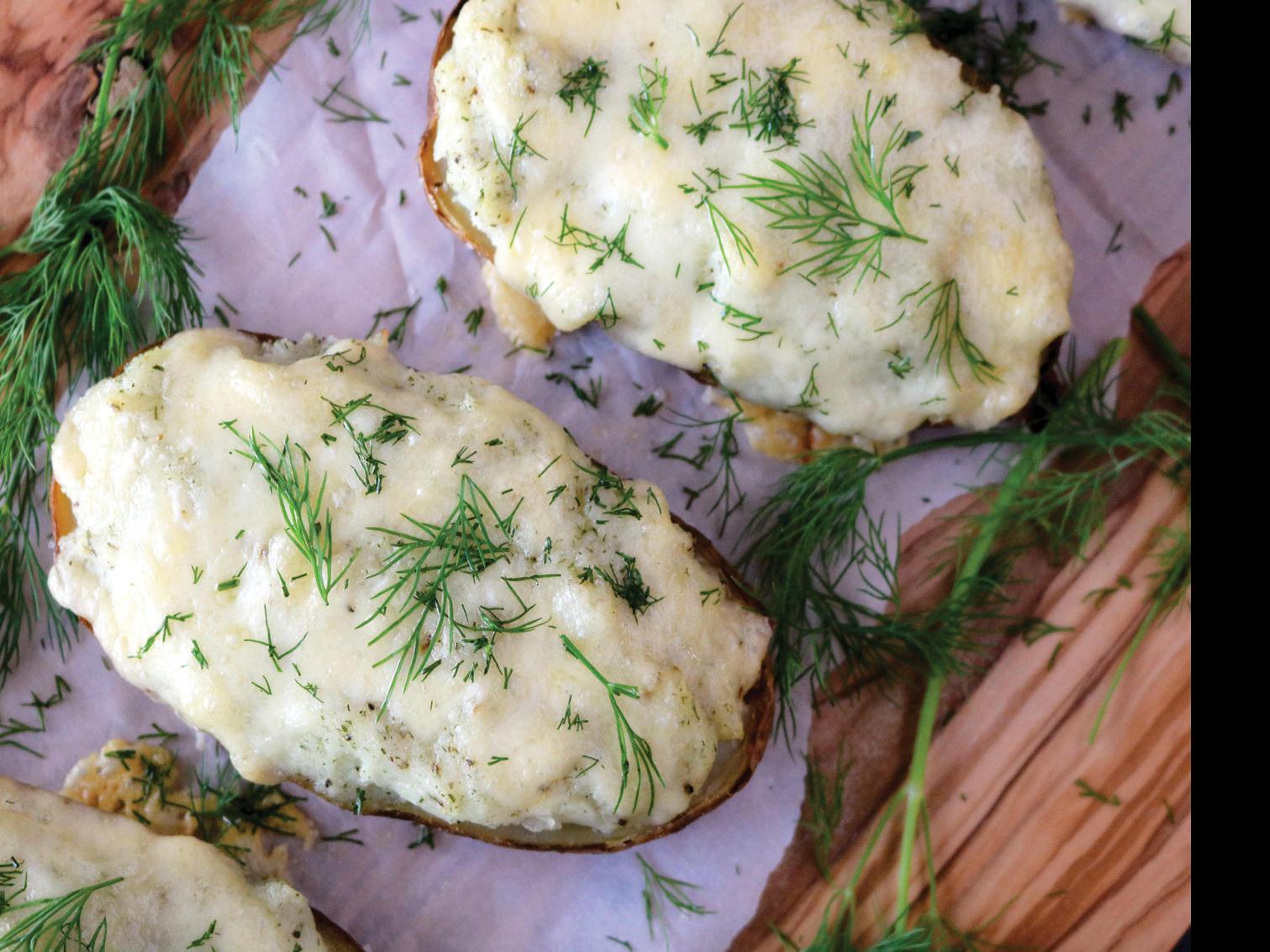 Havarti And Dill Twice Baked Potatoes Are A New Take On A Classic Side Kelly Anthony Theeagle Com