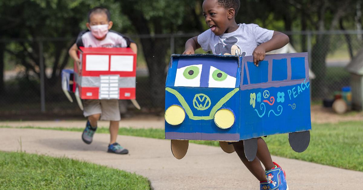 Gallery: Cardboard box car race at Becky Gates Children's Center