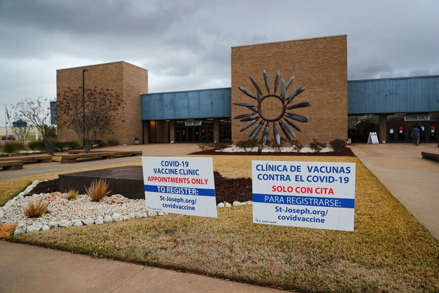 County, health officials Phase 1B vaccinations at Brazos Center should