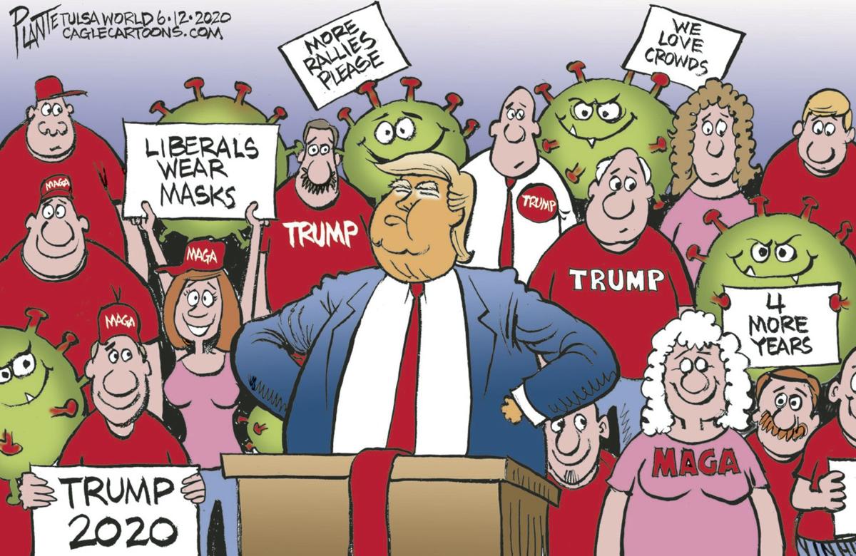 Bruce Plante Cartoon Trump S Crowd Cartoons Theeagle Com