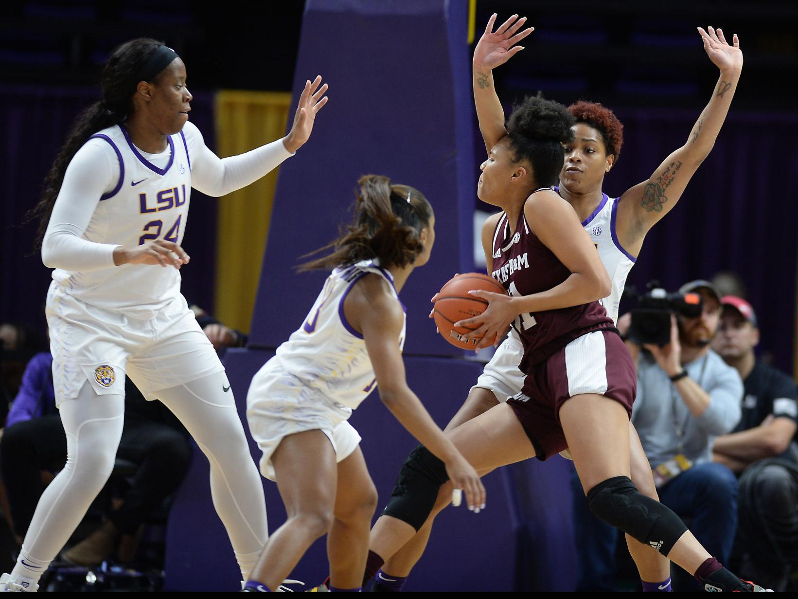 Aggie Women Miss Game Tying Layup Fall To Lsu For Second Time This Season Sports Theeagle Com