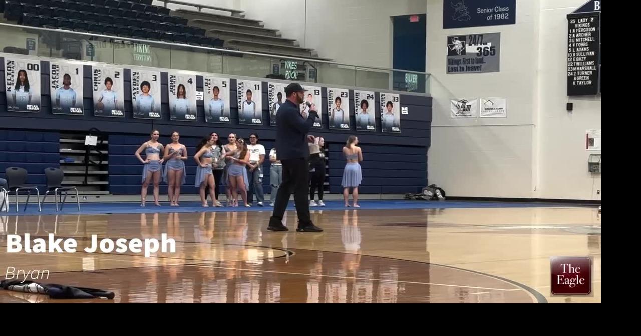 WATCH: Bryan HC Blake Joseph speak to the crowd at his introductory pep rally