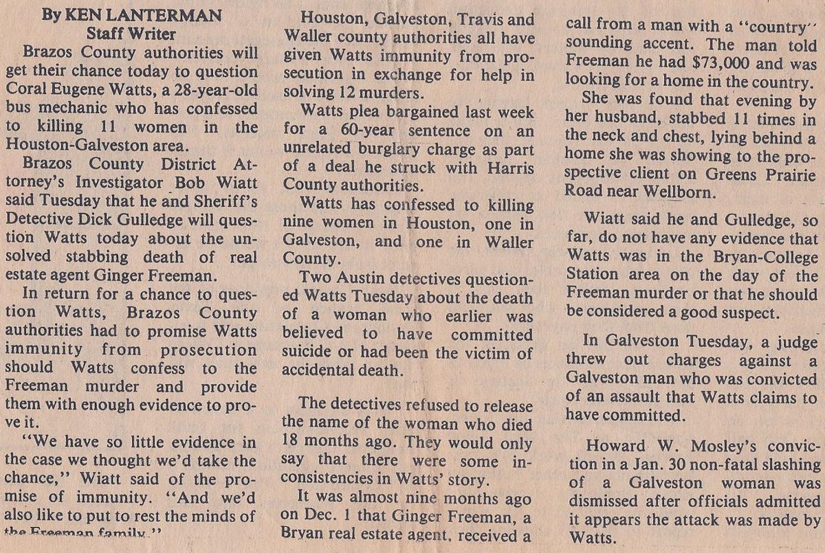 Virginia Freeman's unsolved 1981 killing remains priority for original