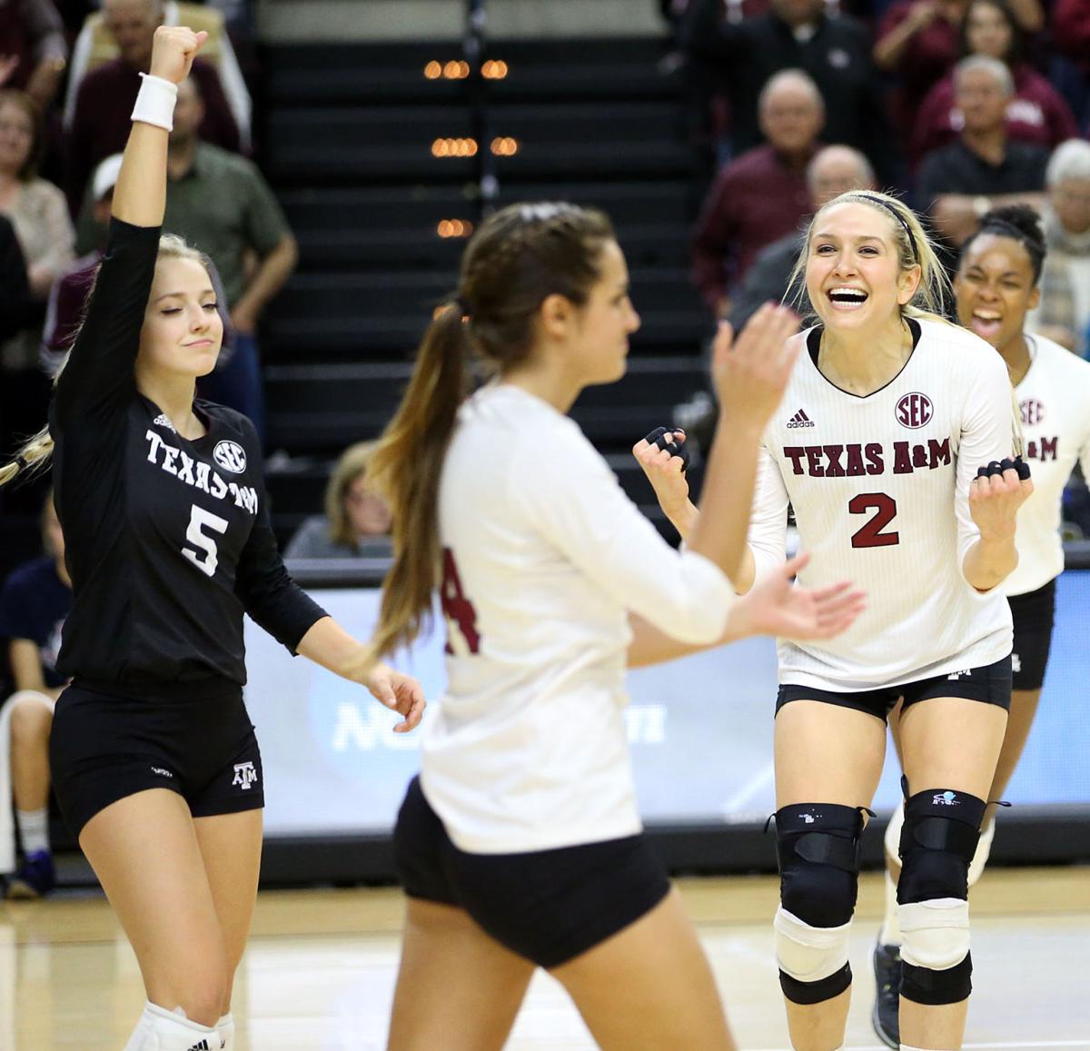 Texas A&M volleyball team advances to NCAA second round Aggie Sports