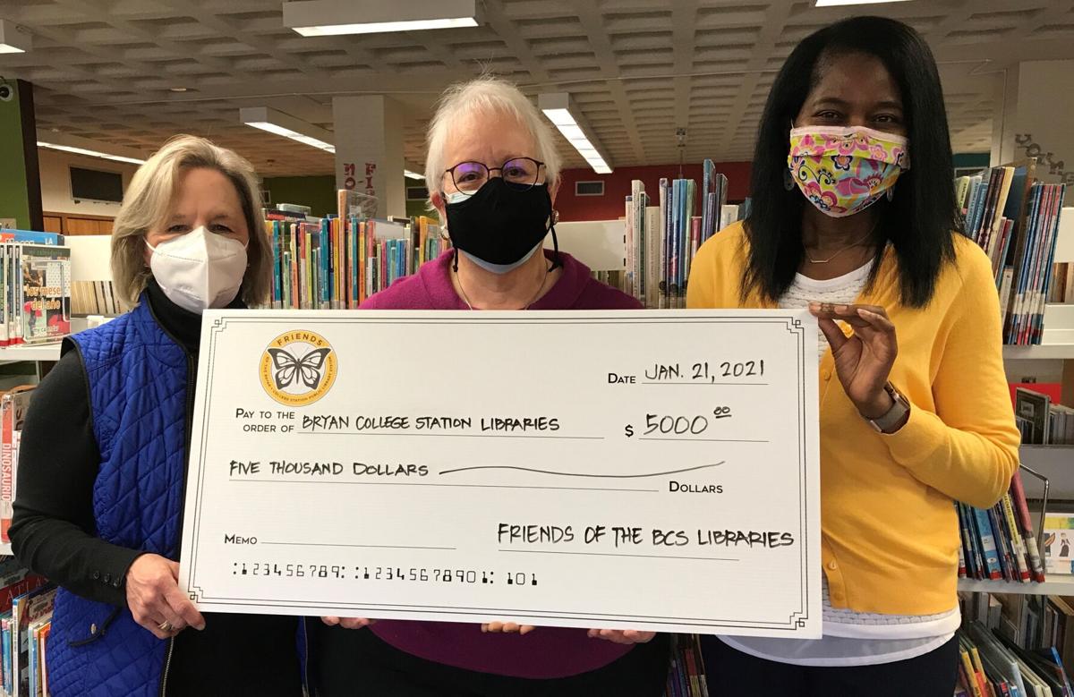 Our Neighbors BryanCollege Station Libraries receive 5,000 donation