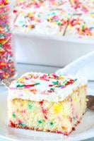 Funfetti cake is sure to bring a happy beat to any heart