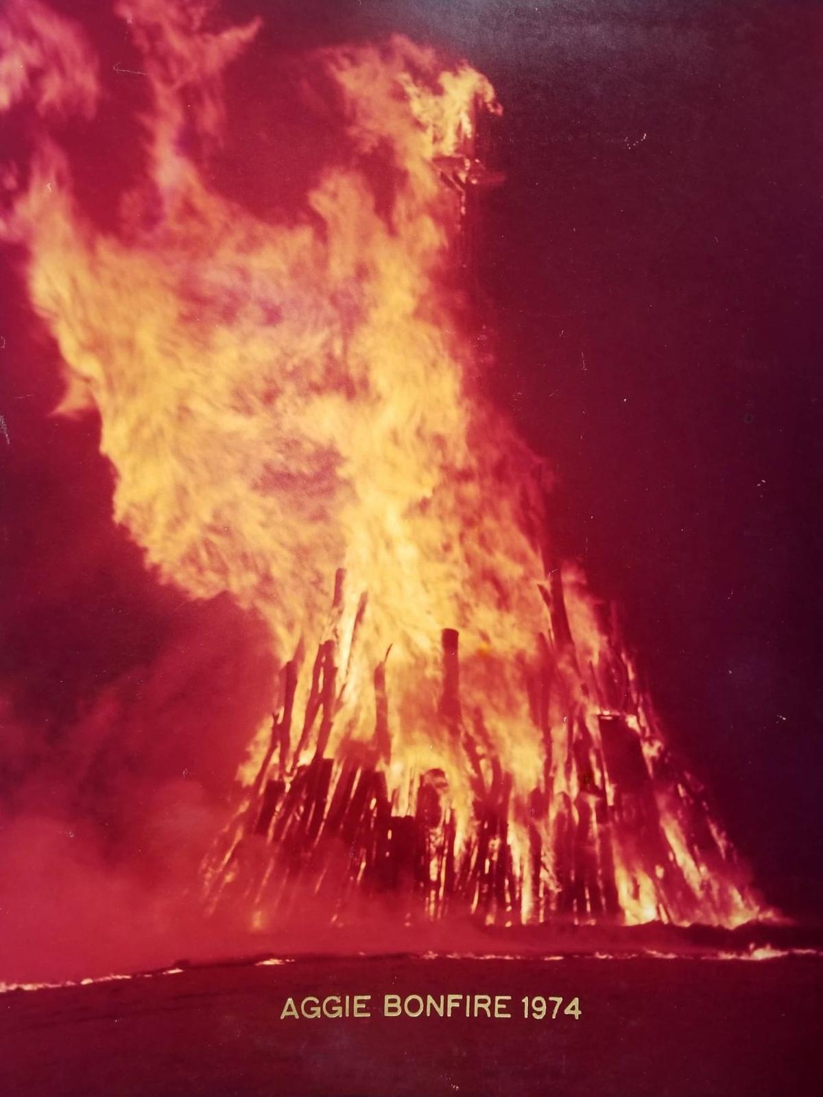 Through the years Aggie Bonfire