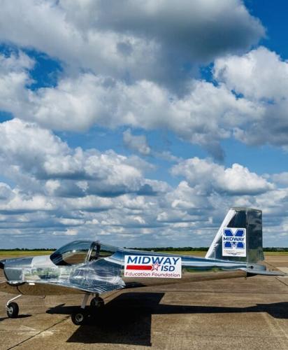 TSTC, Midway ISD Education Foundation come together to commemorate student airplane project