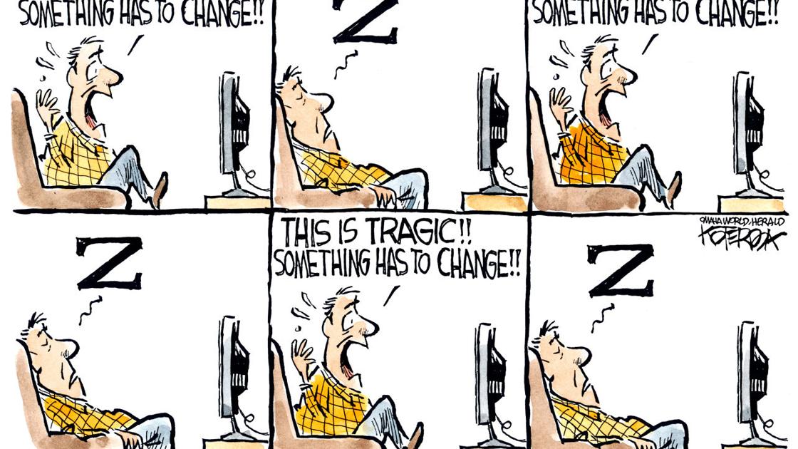 Jeff Koterba cartoon: Gun violence | Cartoons | theeagle.com