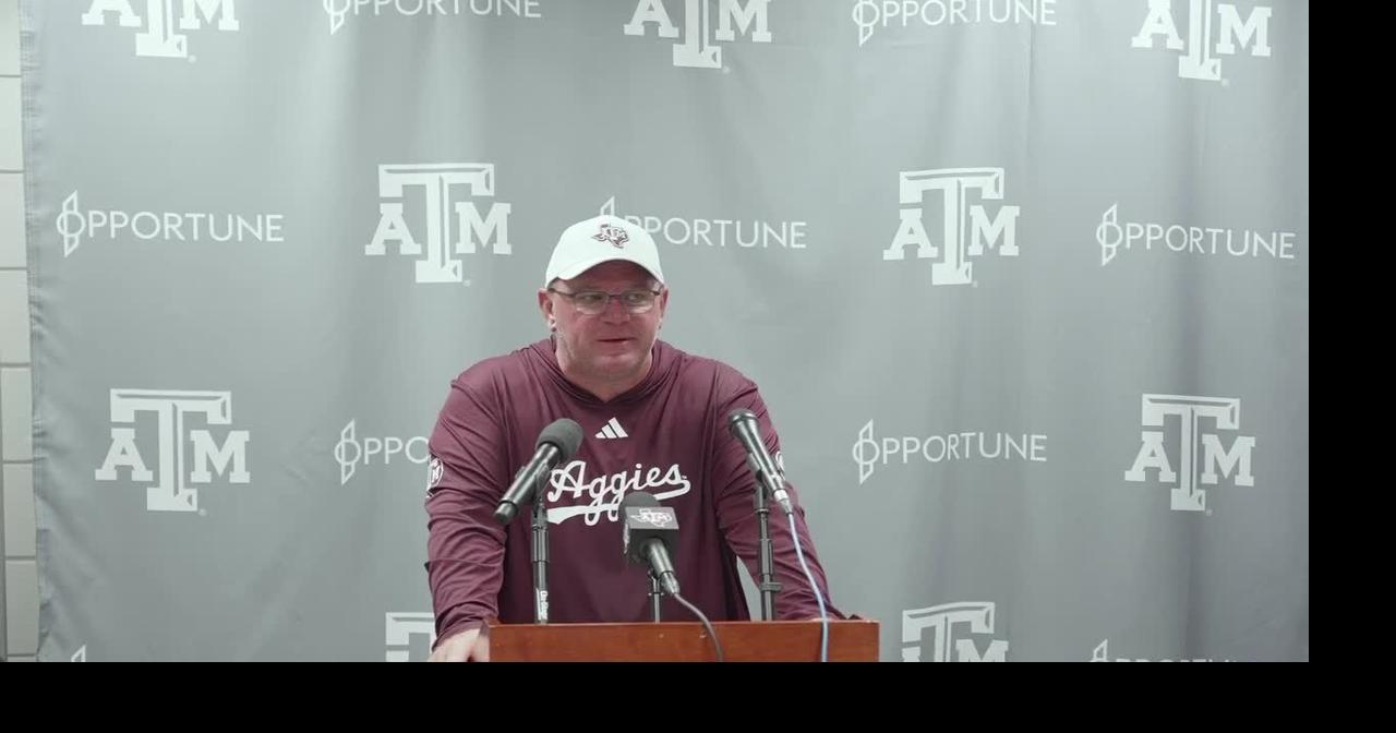 Video: TAMU coach Mike Elko discusses win at Florida