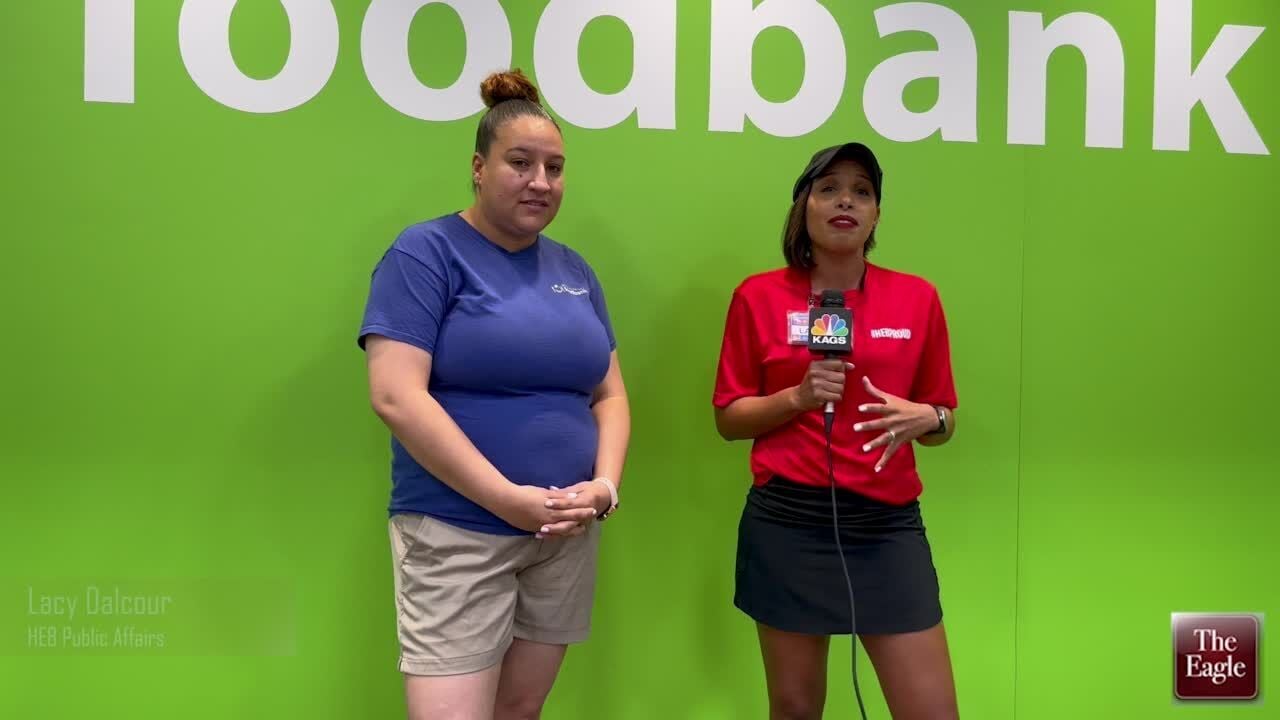 Watch: H-E-B, Brazos Valley Food Bank Provide Food, School Supplies For ...