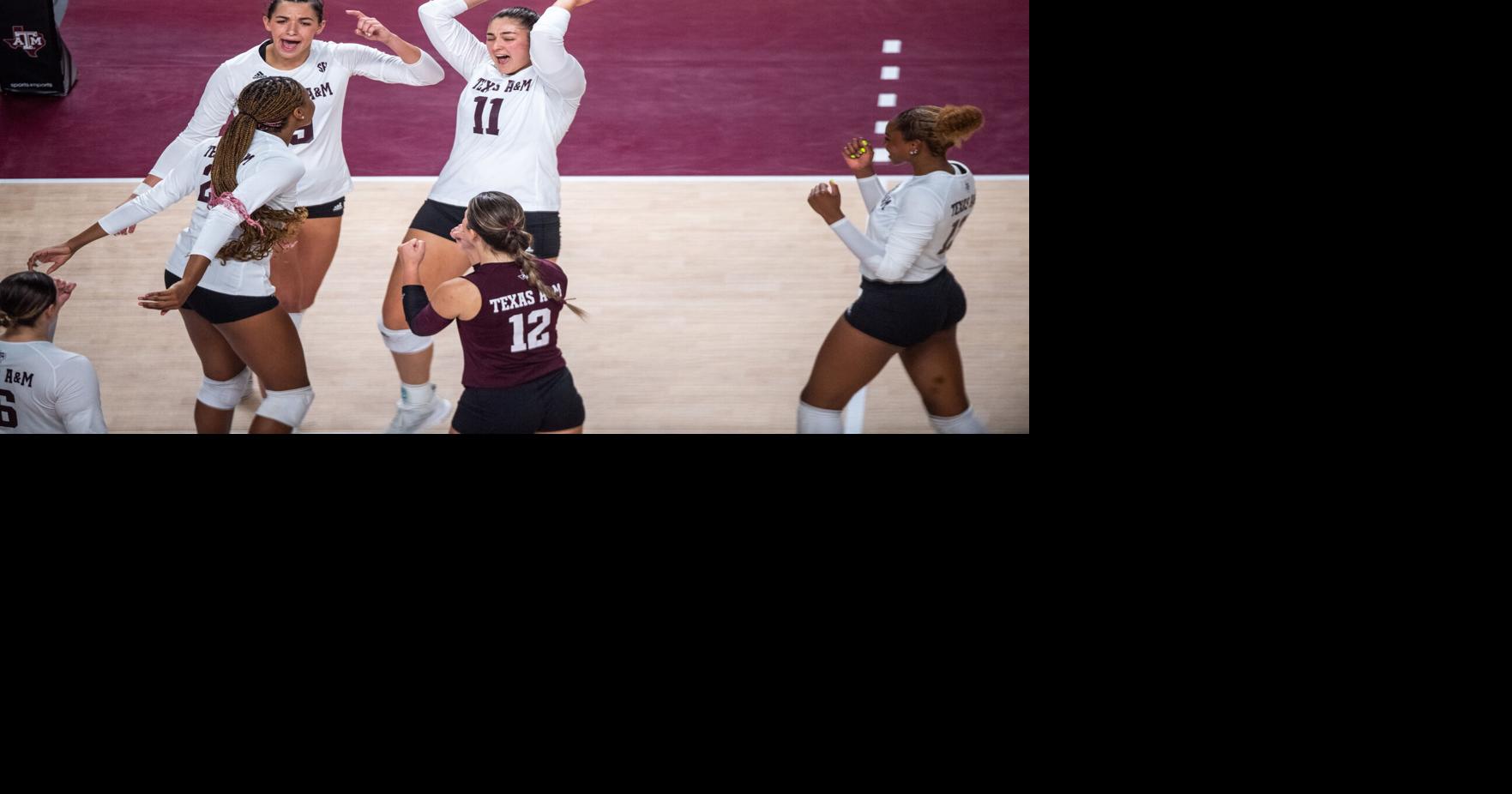 A&M volleyball team plays at fourthranked Florida