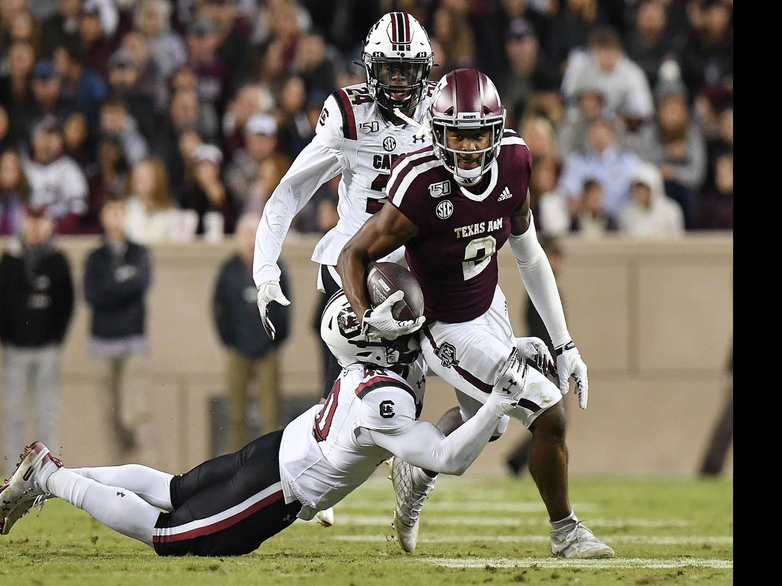 Wr Ausbon Growing Into Key Leadership Role At Texas A M Sports Theeagle Com