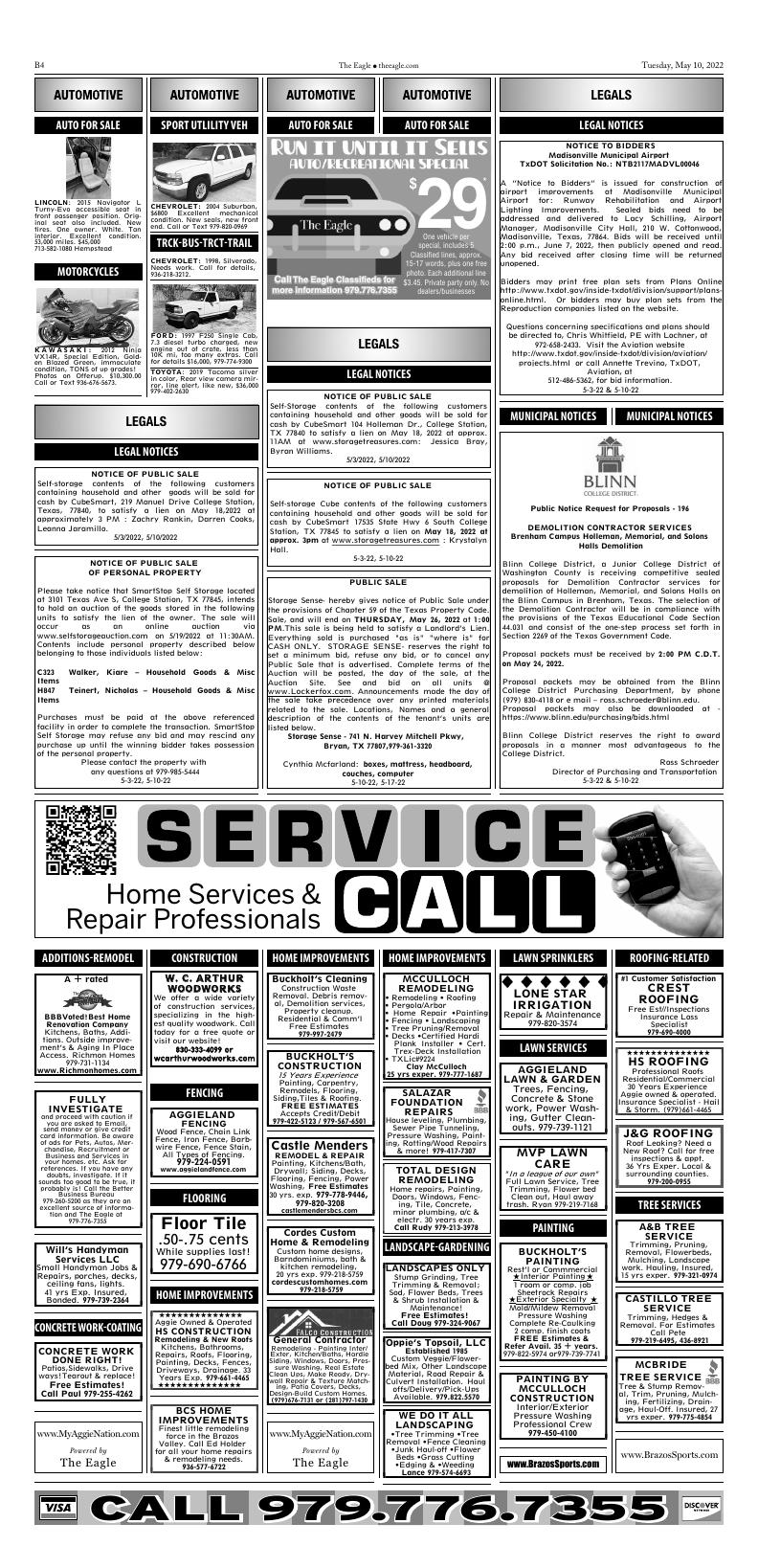 Page B3 Read The Eagle Online With The E Edition Theeagle Page B3 Read The Eagle Online With The E Edition Theeagle