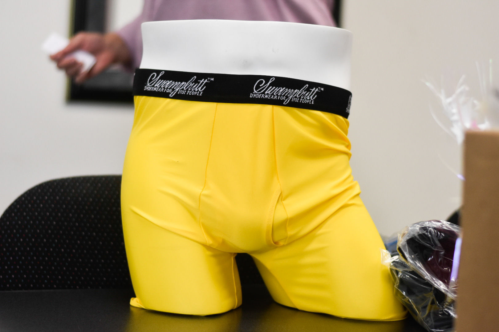 Harold Nicoll mixes business with humor in SwampButt Underwear