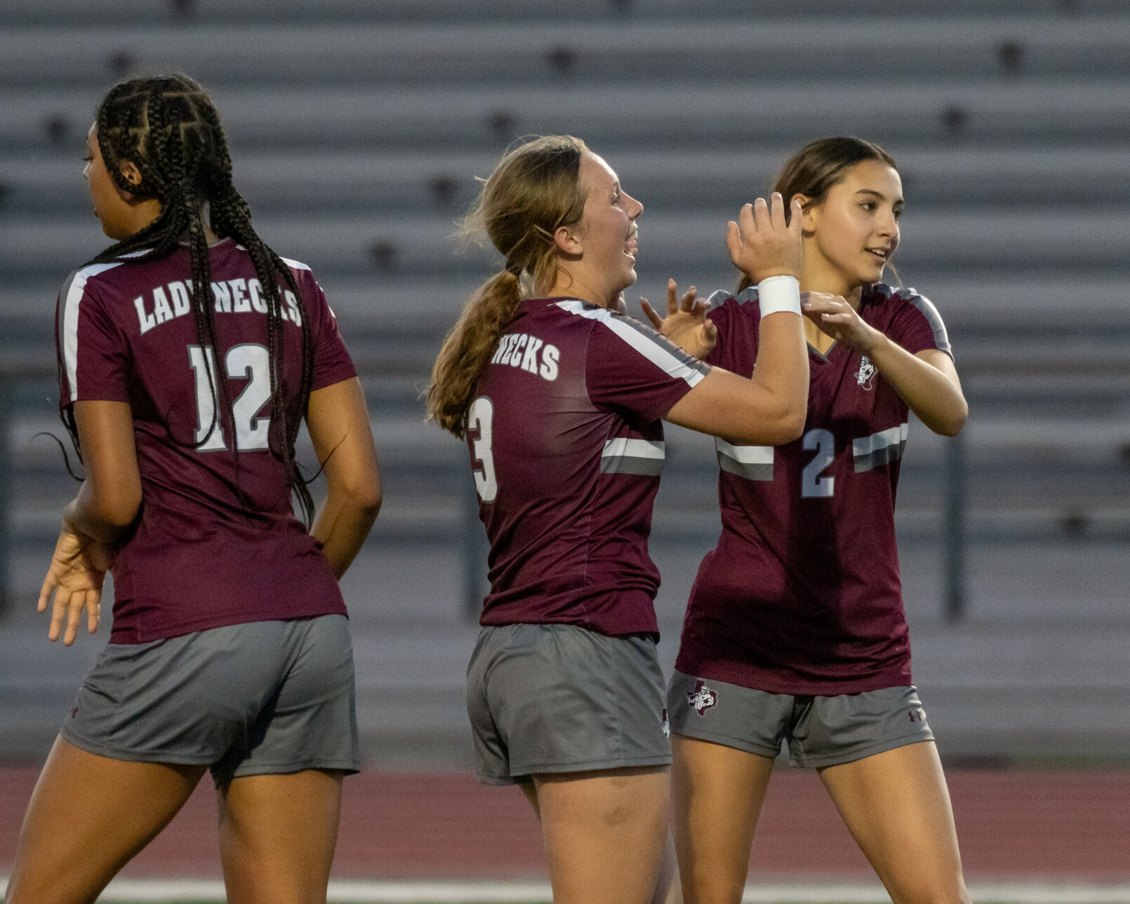 Offensive adjustments pay off for Lady ’Necks in bidistrict round win