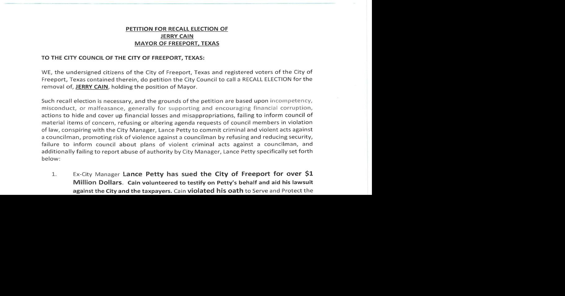 Freeport rejects recall petition for lack of valid signatures | News ...