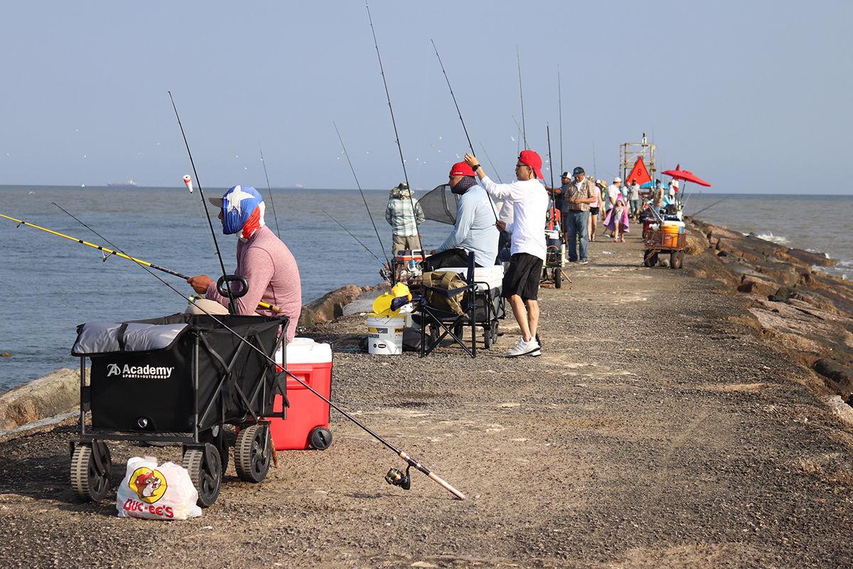 Fishers turn out to jetties, officials find no violations News
