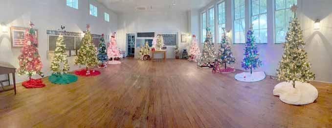 Giving Trees to benefit CASA kids on display in Rosenwald School