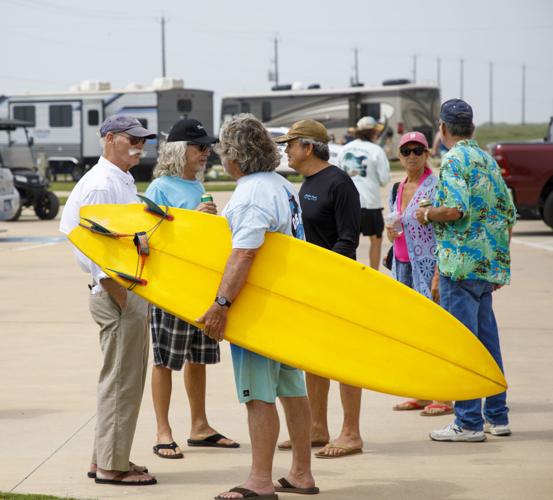 Surfers reunite at Surfside Beach for 10th year