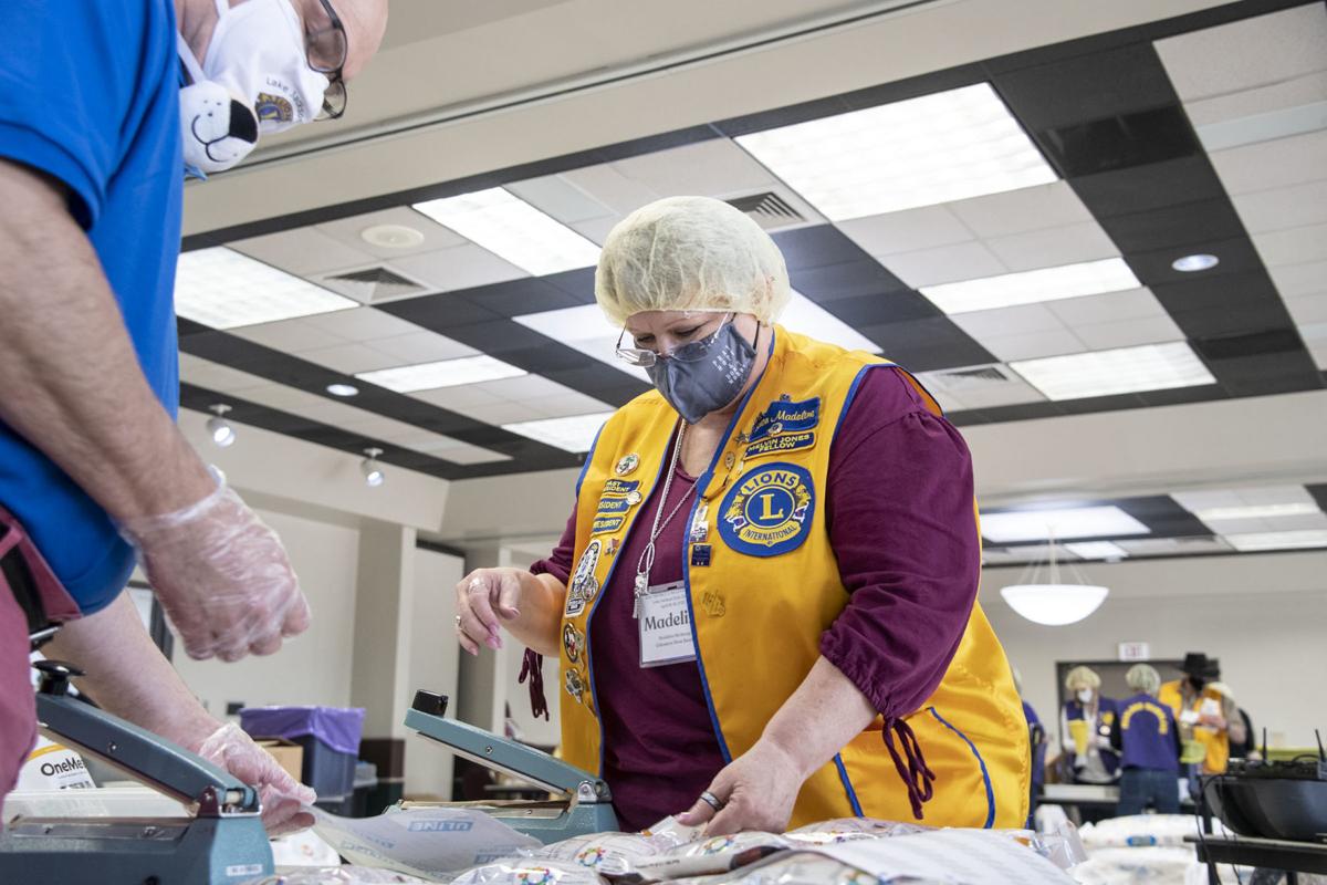 Lion's Club meal donations