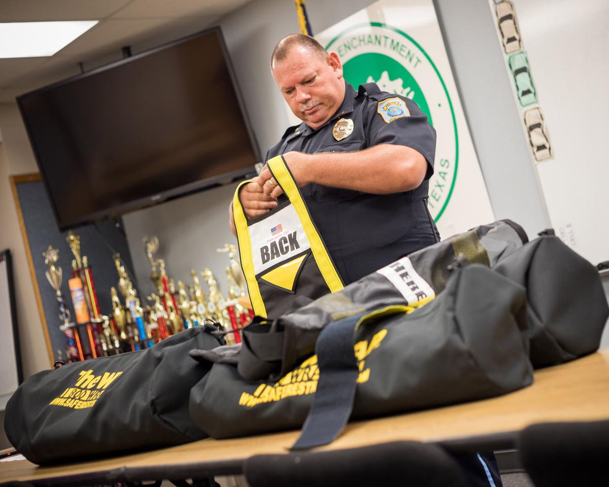 Fullbody harness restraints donated to Lake Jackson Police Department