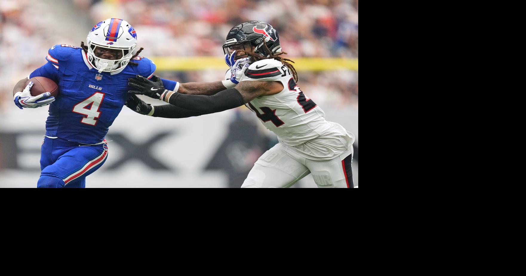 Texans' defense not up to standard in Bills loss By KRISTIE RIEKEN AP Sports Writer Sep 13, 2026 Sep 13, 2026 Updated 2 mins ago