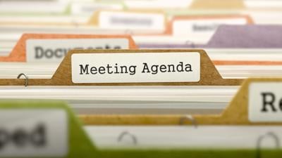 Meeting agenda