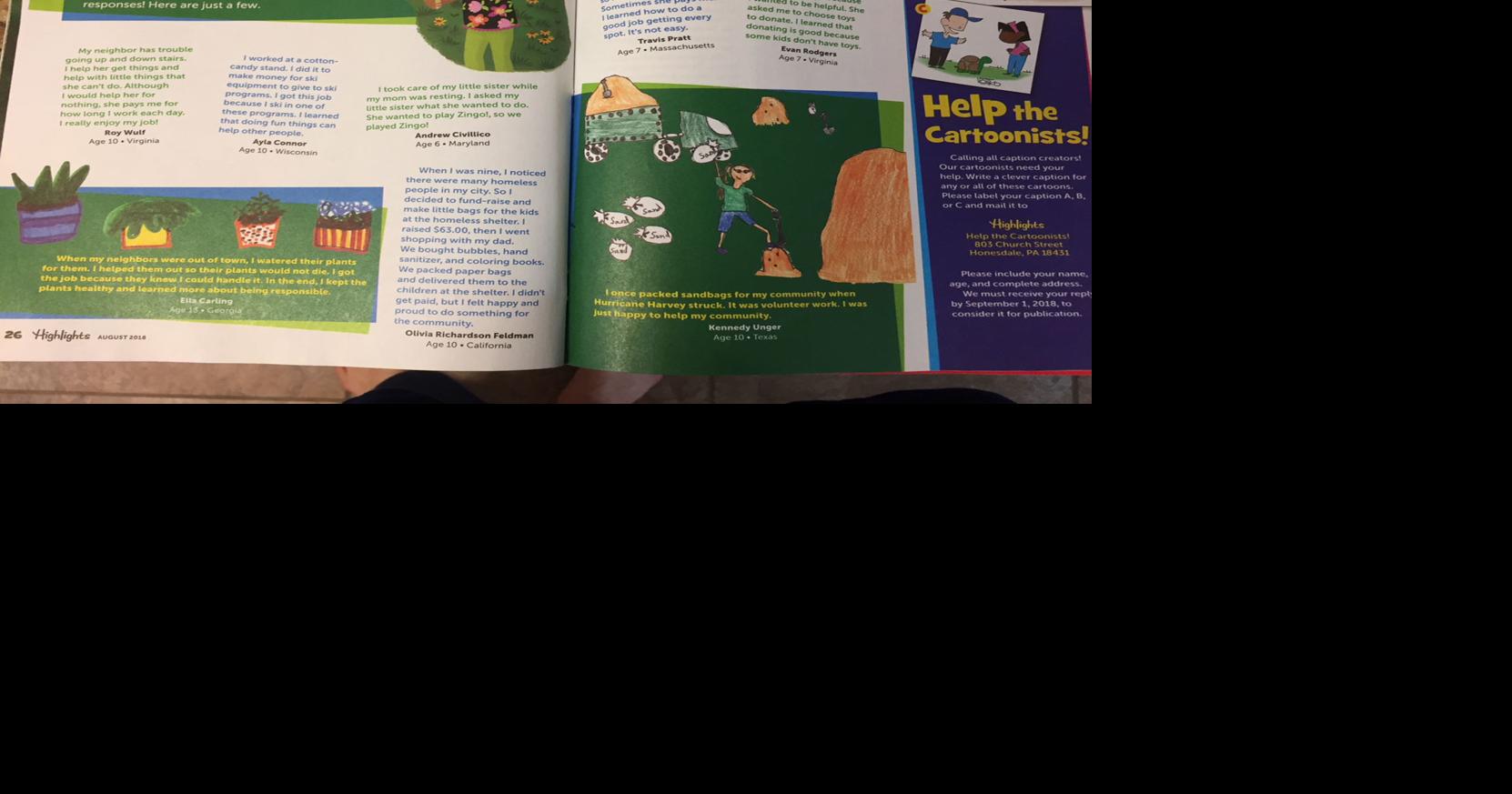 LJ girl featured in national kids magazine | Brazos Living ...
