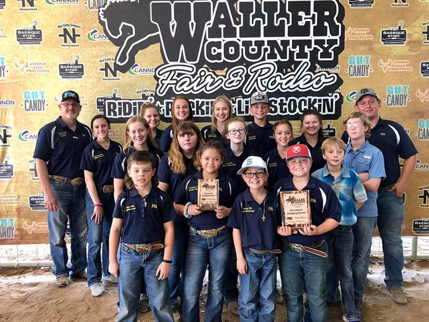 Sweeny FFA Participates In The Waller County Livestock Judging Contest