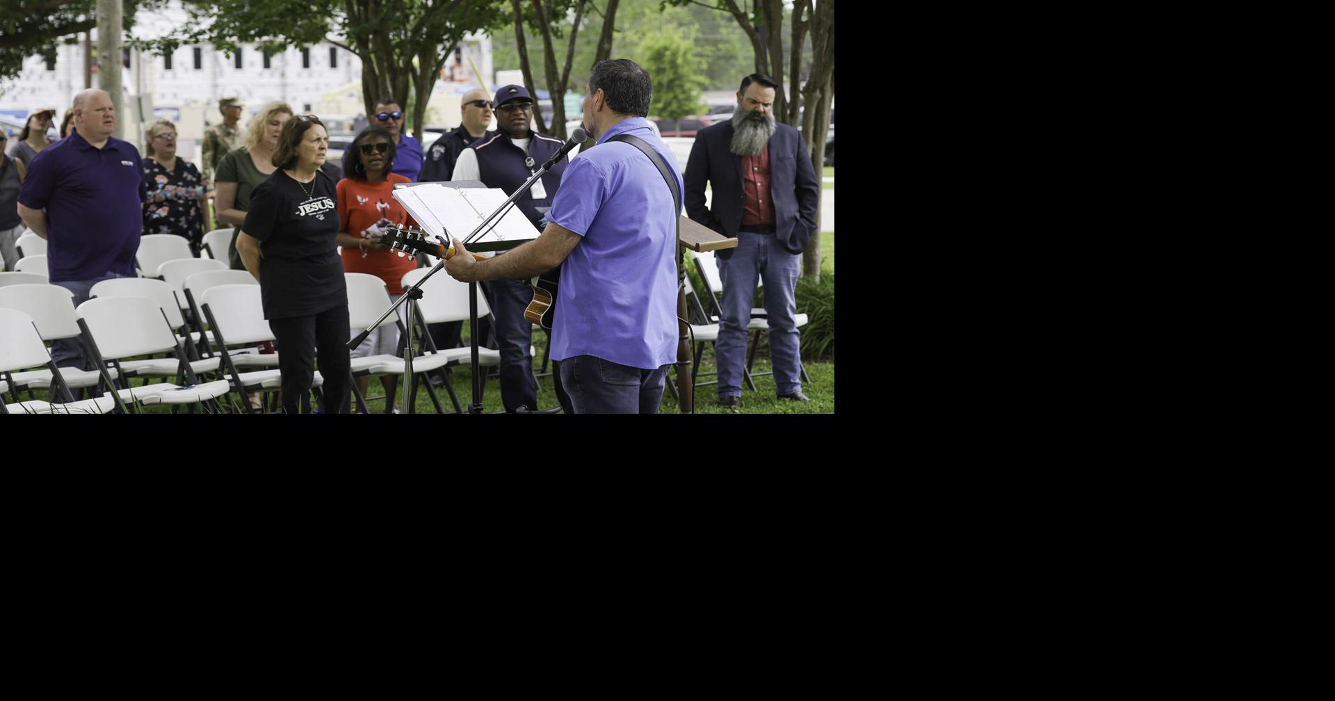In Prayer: Angleton residents gather for National Day of Prayer | News ...