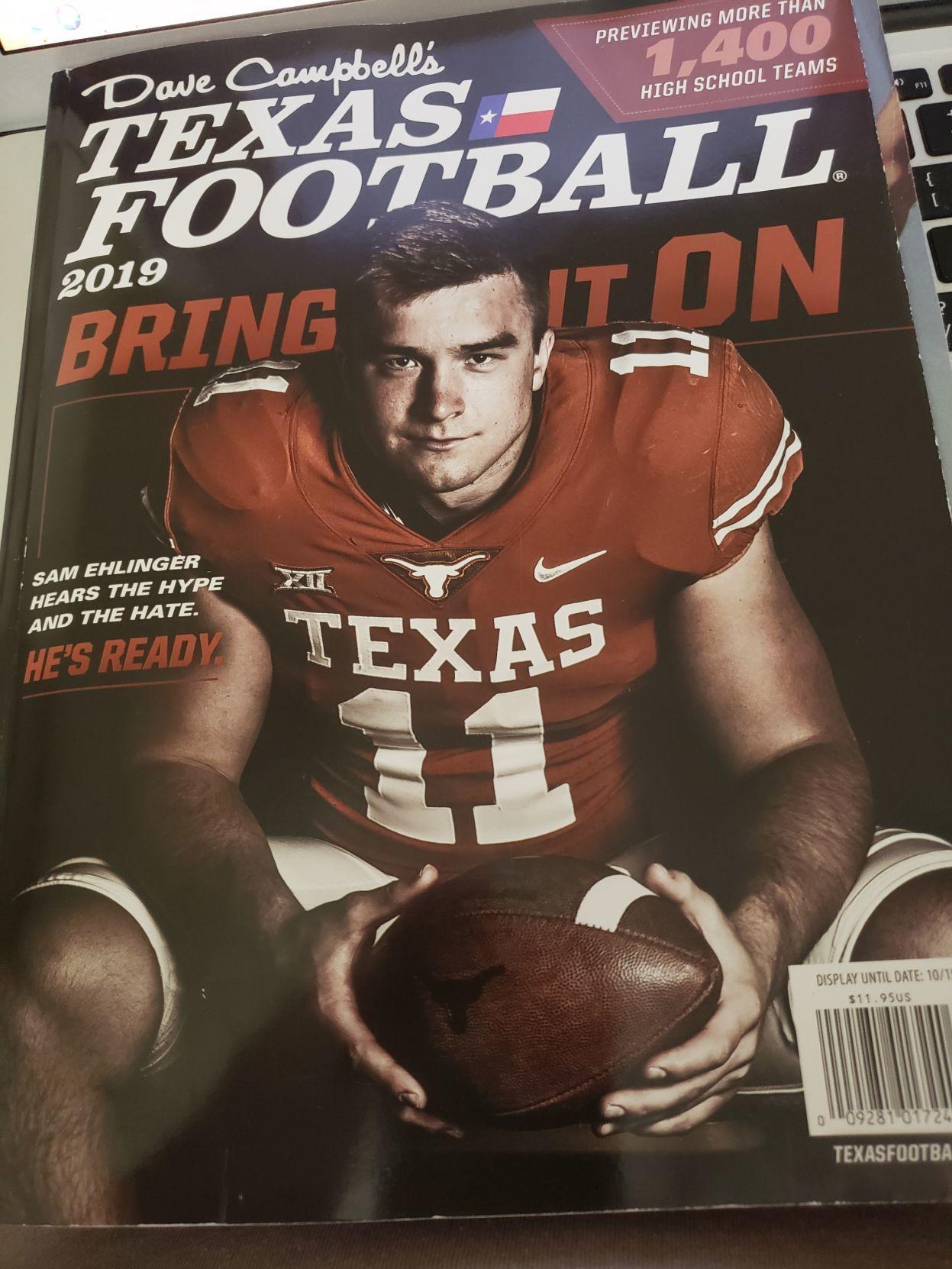 Texas Football magazine hits the racks Sports