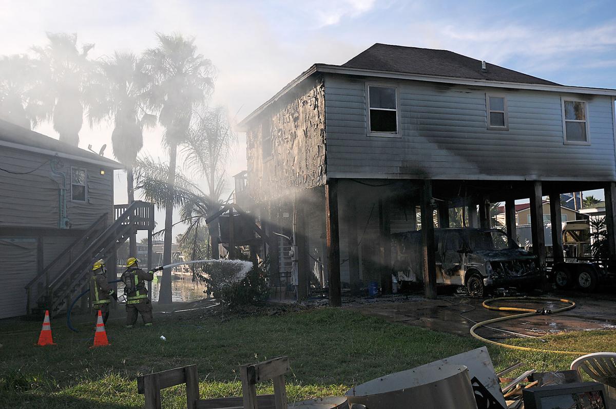 Man injured as van causes Freeport beach house to catch fire News