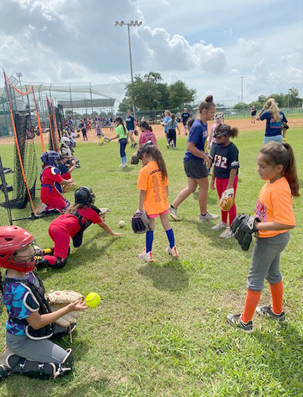 Lady Buc softball camp