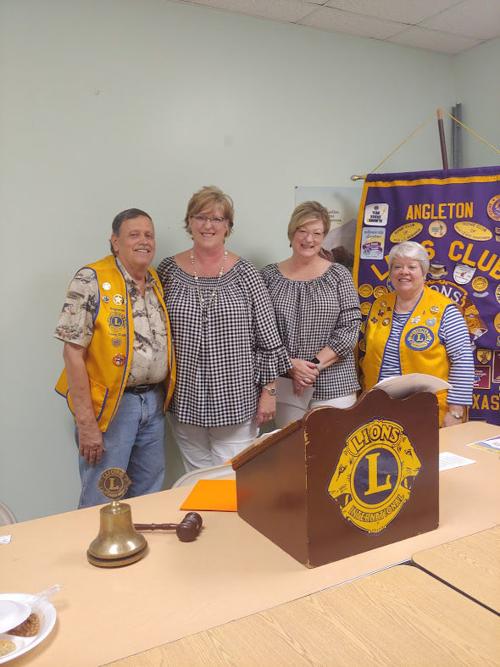 Angleton Lions Club donated $500 to Connections for Hope Camp