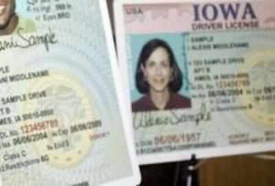 Iowa Driver S License Example Opinion: Don’t make Iowa driving tests English only | Staff editorials ...